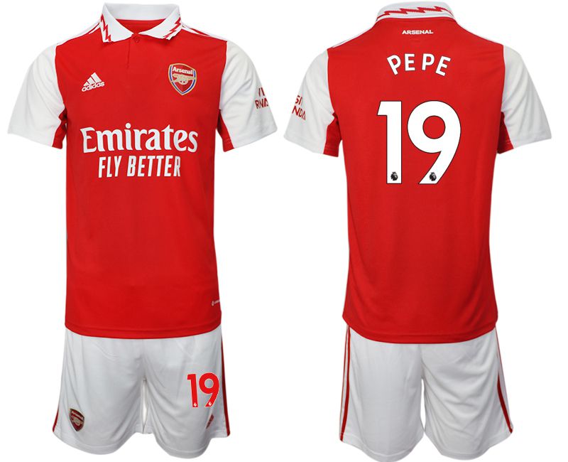 Men 2022-2023 Club Arsenal home red #19 Soccer Jersey->paris st german jersey->Soccer Club Jersey